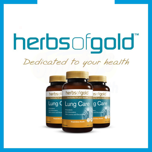 Herbs of Gold Viên Uống Tăng Cường Hệ Hô Hấp Lung Care 60 Viên