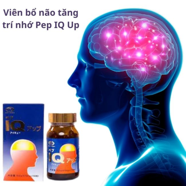 Pep IQ Up Viên Uống Bổ Não Tăng Trí Nhớ 150 Viên