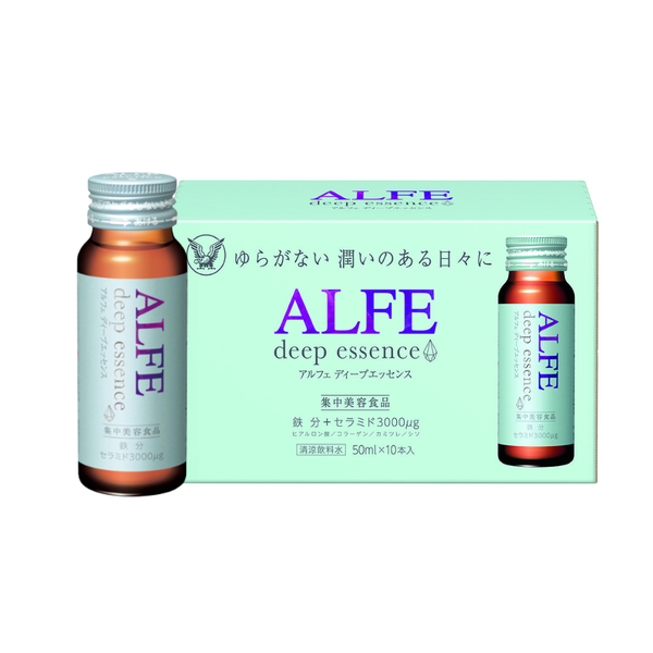 ALFE Hộp 10 Chai Nước Collagen Tăng Đàn Hồi Da Deep Essence 50ml