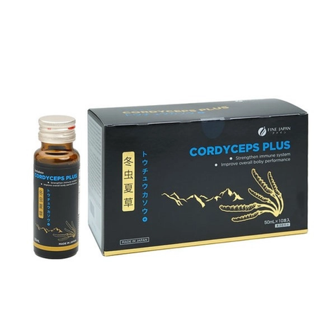 Fine Japan Nước Đông Trùng Hạ Thảo Cordyceps Plus Hộp 10 Chai