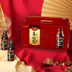 Inno.N Hộp Quà 10 Chai Nước Hồng Sâm Hongsamjin Gold