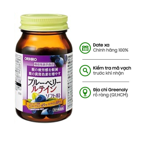 Orihiro Viên Uống Bổ Mắt Việt Quất Blueberry 120 Viên