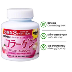 Orihiro Viên Nhai Bổ Sung Collagen Most Chewable 180 Viên