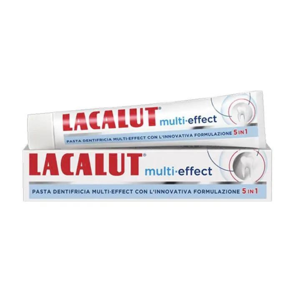 Lacalut Multi-Effect Kem Đánh Răng Chăm Sóc Răng Toàn Diện Ngăn Ngừa Viêm Nướu 75ml