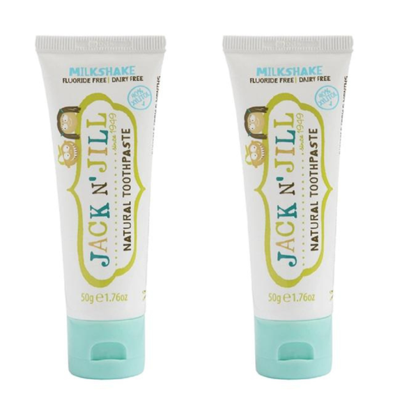 Jack N Jill Kem Đánh Răng Cho Bé Natural Toothpaste 50g - Milkshake sữa lắc