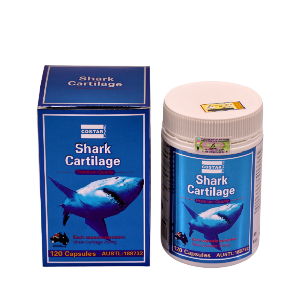Costar Viên Uống Hỗ Trợ Xương Khớp Sụn Cá Mập Blue Shark Cartilage 750mg 120 Viên