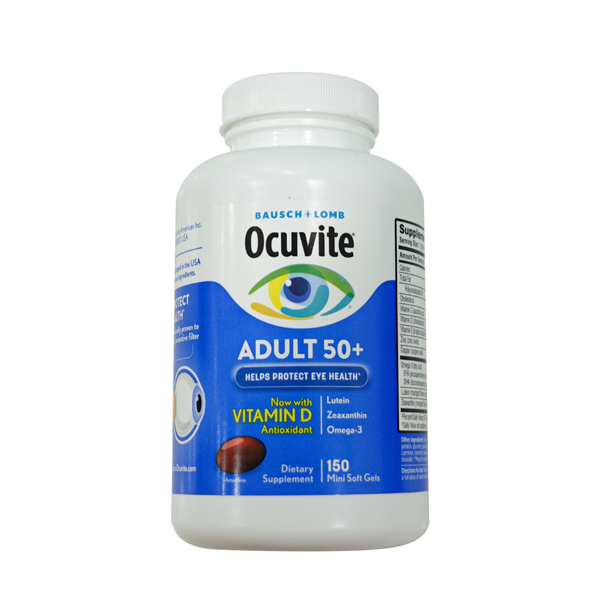 Ocuvite Viên Uống Bổ Mắt Adult 50+ Cho Người Trên 50 Tuổi 150 Viên