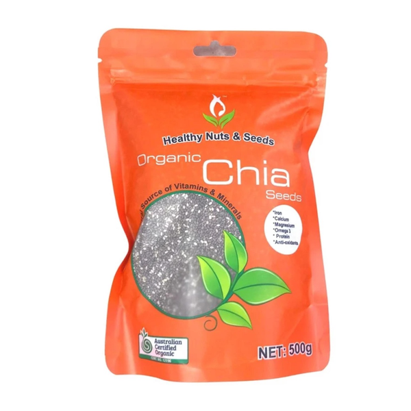 Healthy Food Hạt Chia Hữu Cơ Organic Chia Seeds 500g