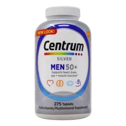 Centrum Viên Uống Bổ Sung Vitamin Tổng Hợp Cho Nam Trên 50 Tuổi Silver Men 50+