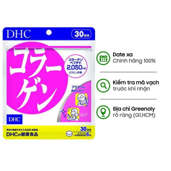 Combo Căng Bóng Da - Collagen & Vitamin E DHC 30 Ngày
