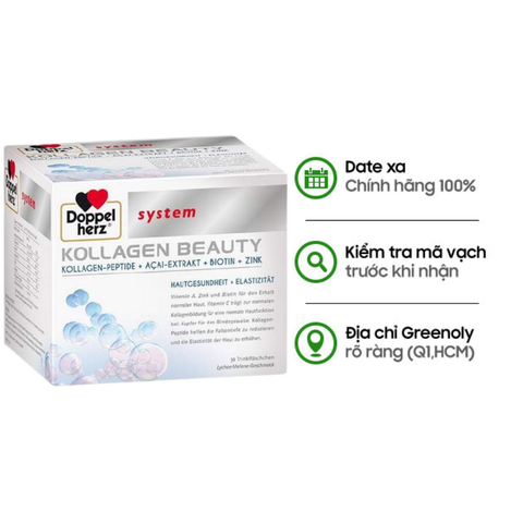 Doppelherz Collagen Thủy Phân Kollagen Beauty Khỏe Đẹp Da 30 x 25 ml