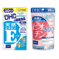Combo DHC Phục Hồi Tăng Mượt Tóc Bổ Sung Biotin & Vitamin E 30 Ngày