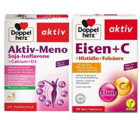 Combo Doppelherz Bổ Sung Nội Tiết & Sắt Cho Nữ