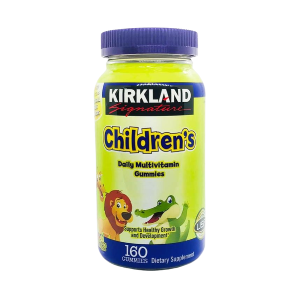 Kirkland Kẹo Hỗ Trợ Bổ Sung Vitamin Cho Bé Children’s Multivitamin 160 Viên