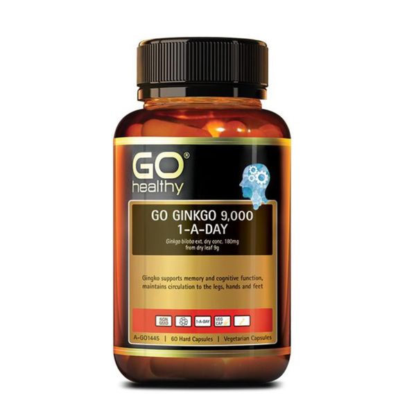 Go Healthy Viên Uống Hỗ Trợ Cải Thiện Trí Nhớ Go Ginkgo 60 Viên