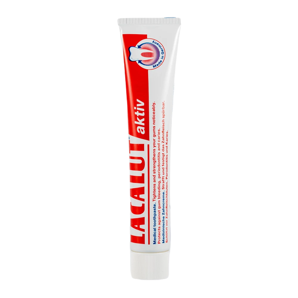 Lacalut Aktiv Kem Đánh Răng Ngăn Ngừa Viêm Nướu, Tụt Lợi, Giảm Chảy Máu Chân Răng 75ml