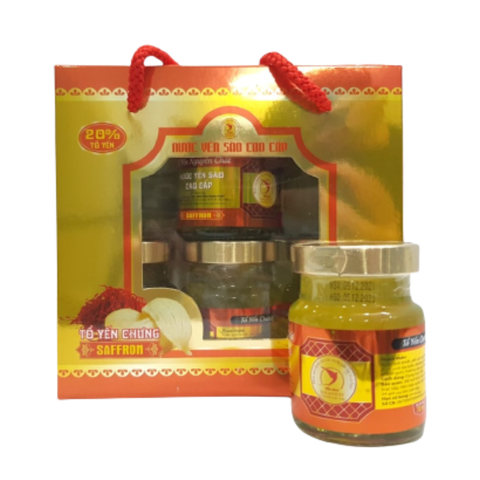 Salanest Nước Yến Chưng Saffron 20% Tổ Yến Hũ 70ml