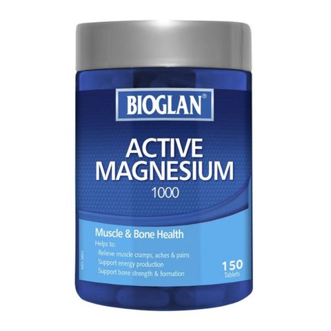 Bioglan Viên Uống Bổ Sung Magie 1000mg Active Magnesium 150 Viên