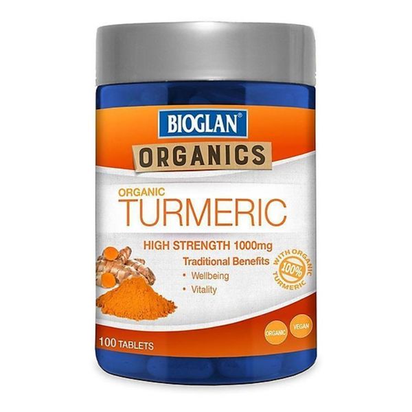 Bioglan Viên Uống Chống Viêm Chiết Xuất Nghệ 1000mg Superfoods Organic Turmeric 100 Viên