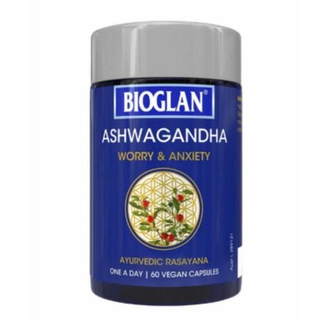 Bioglan Viên Uống Thuần Chay Hỗ Trợ An Thần 6000mg Ashwagandha 60 Viên