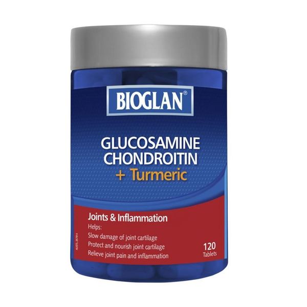 Bioglan Viên Uống Giảm Đau Xương Khớp Glucosamine, Chondroitin & Turmeric 120 Viên