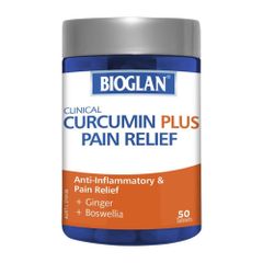 Bioglan Viên Uống Giảm Đau Tinh Bột Nghệ Clinical Curcumin Plus Pain Relief 50 viên