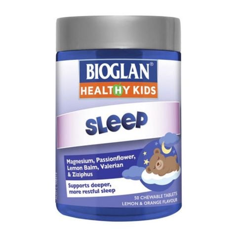 Bioglan Viên Kẹo Nhai Giúp Trẻ Ngủ Ngon Kids Sleep Chewable 50 Viên