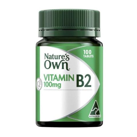 Nature's Own Viên Uống Bổ Sung Vitamin B2 100mg Vitamin B2 100 Viên