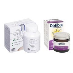 Combo Nucos White Và Optibac 30 Viên Hỗ Trợ Sức Khỏe Hệ Vi Sinh Cho 