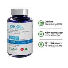 Careline Viên Uống Dầu Cá Bổ Sung Omega Fish Oil 1000mg 100 Viên