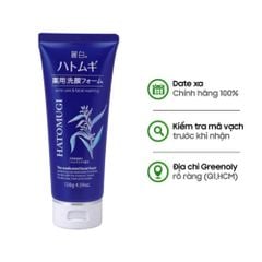 Hatomugi Sữa Rửa Mặt Ngừa Mụn, Làm Sáng Da The Medicated Facial Foam 130g
