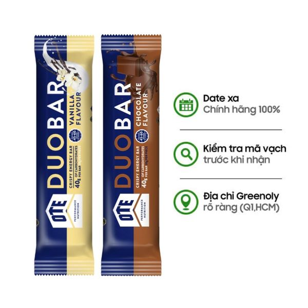 OTE Thanh Năng Lượng Duo Bar 65gram