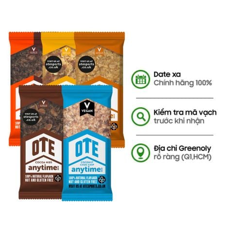OTE Bánh Năng Lượng Anytime Bar 62gram