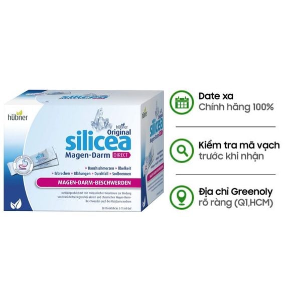 Silicea Gel Giảm Tác Dụng Phụ R.ượu B.ia, Trào Ngược Dạ Dày, Rối Loạn Tiêu Hóa Co Thắt Của Đức 30 Gói