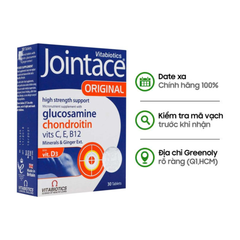 Vitabiotics Viên Uống Hỗ Trợ Tăng Cường Sức Khỏe Cho Khớp Jointace Original Hộp 30 viên