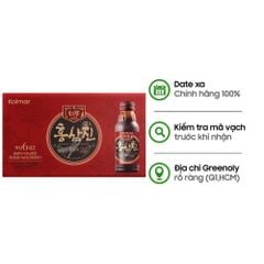 Kolmar Nước Hồng Sâm Hỗ Trợ Tăng Cường Sức Khỏe, Tăng Đề Kháng Hongsamjin Gold Hộp 10 Chai 100ml