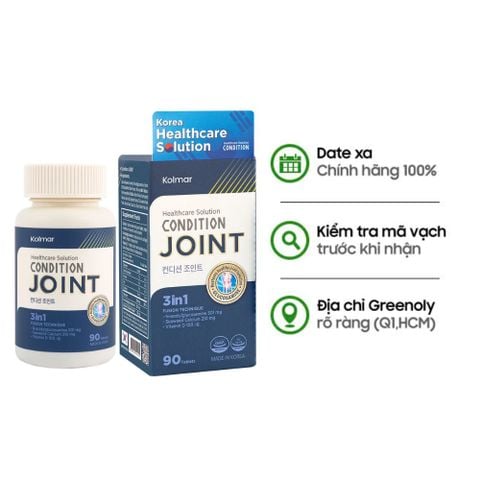 Kolmar Viên Uống Hỗ Trợ Chức Năng Xương Khớp Glucosamine Condition Joint 90 Viên