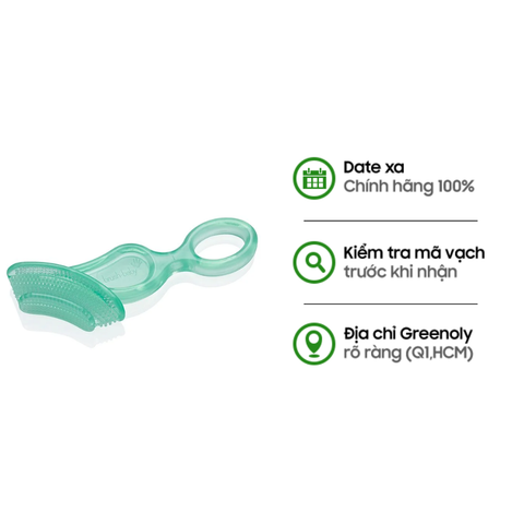 Brushbaby Bàn Chải Mát Xa Nướu Làm Sạch Răng Không Ảnh Hưởng Nướu Cho Bé Từ 10 - 36 Tháng Tuổi