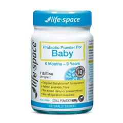 Life Space Men Vi Sinh Probiotic Powder Trẻ 6 Tháng - 3 Tuổi 60g