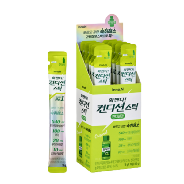 Combo Rượu Mơ Mầm 100ml & Inno.N Thạch Giải Rượu Chiết Xuất Khúng Khéng Vị Nguyên Bản 10 Gói
