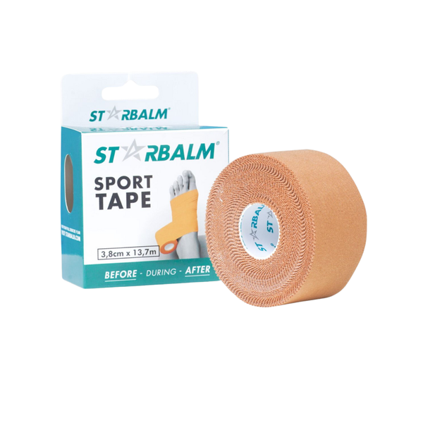 Starbalm Băng Vải Thể Thao Màu Nâu Giúp Cố Định Khớp Và Dây Chằng Cuộn 3.8cm x 13.7m