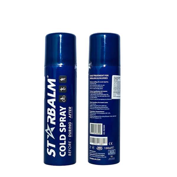 Starbalm Xịt Lạnh Hỗ Trợ Trường Hợp Bông Gân, Bầm Tím Sử Dụng Trực Tiếp Sau Chấn Thương Chai 150ml