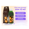 Relinner Sâm Tố Nữ Dạng Nước Hỗ Trợ Điều Hòa Nội Tiết, Thanh Lọc Cơ Thể Với Thành Phần Tự Nhiên, An Toàn, Lành Tính Chai 240ml