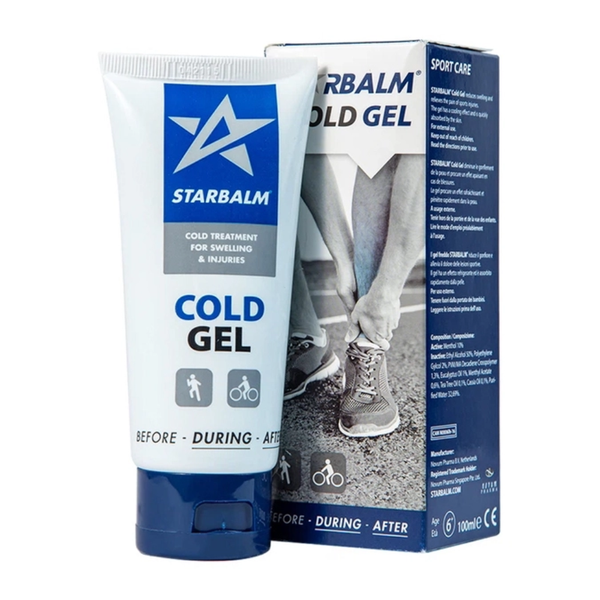 Starbalm Gel Làm Lạnh Hỗ Trợ Giảm Sưng, Thư Giãn Cơ Bị Làm Việc Quá Sức, Phục Hồi Da Từ Vết Thâm Tím Tuýp 100ml