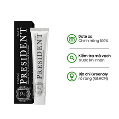 President Kem Đánh Răng Đen Renome 75 RDA Chứa Nhân Sâm, Trắng Răng, Ngừa Sâu Răng Và Viêm Nướu 75g