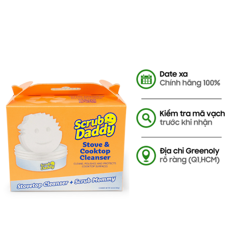 Scrub Daddy Hợp Chất Tẩy Dành Cho Dụng Cụ Và Thiết Bị Nhà Bếp Stove And Cooktop Cleaner 1 Hộp