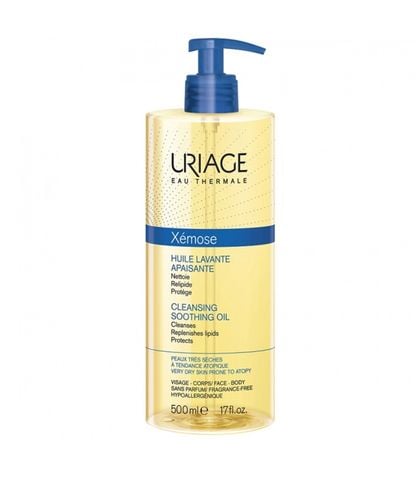 Uriage Gel Làm Sạch Da Gel Oil Xemose Huile Lavante Apaisante 500ml