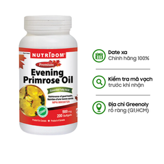 David Health Dầu Hoa Anh Thảo Chiều Điều Tố Nội Tiết Tố Nữ Evening Primrose Oil 200 Viên