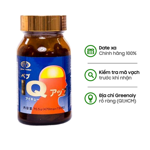 Pep IQ Up Viên Uống Bổ Não Tăng Trí Nhớ 150 Viên