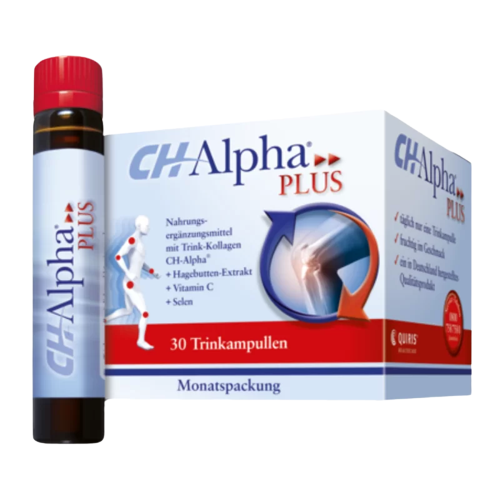 Quiris Thức Uống Collagen Chống Thoái Hoá Xương CH - Alpha Plus 30 Ống